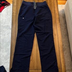 Figs Women's Dark Blue Cargo Scrub Pants